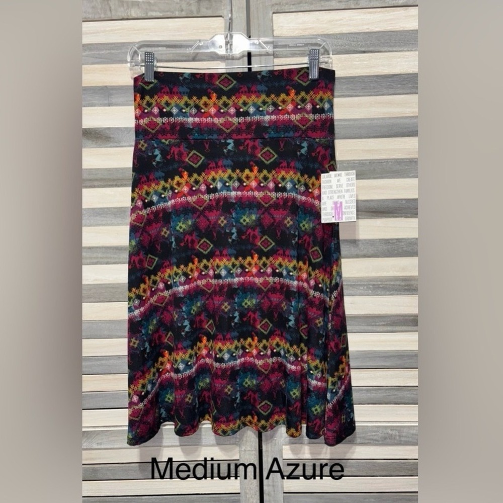 Wicked Cute LuLaRoe A-Line Skirt Multicolored, Medium, BNWT, Causal, Dressy